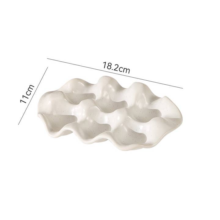 Homerely (We Cover All Import Duties) – Engroshandel Æggebæger/holder – Vintage keramisk æggebakke | Fler-rums sauce & eddike2