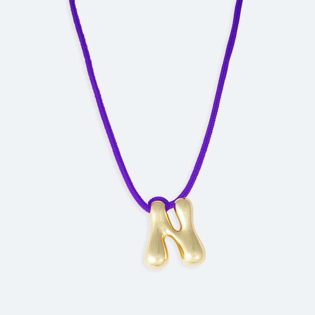 La Mome Bijou - Wholesale Pendant/Charm Necklace - LETTER N NECKLACE6