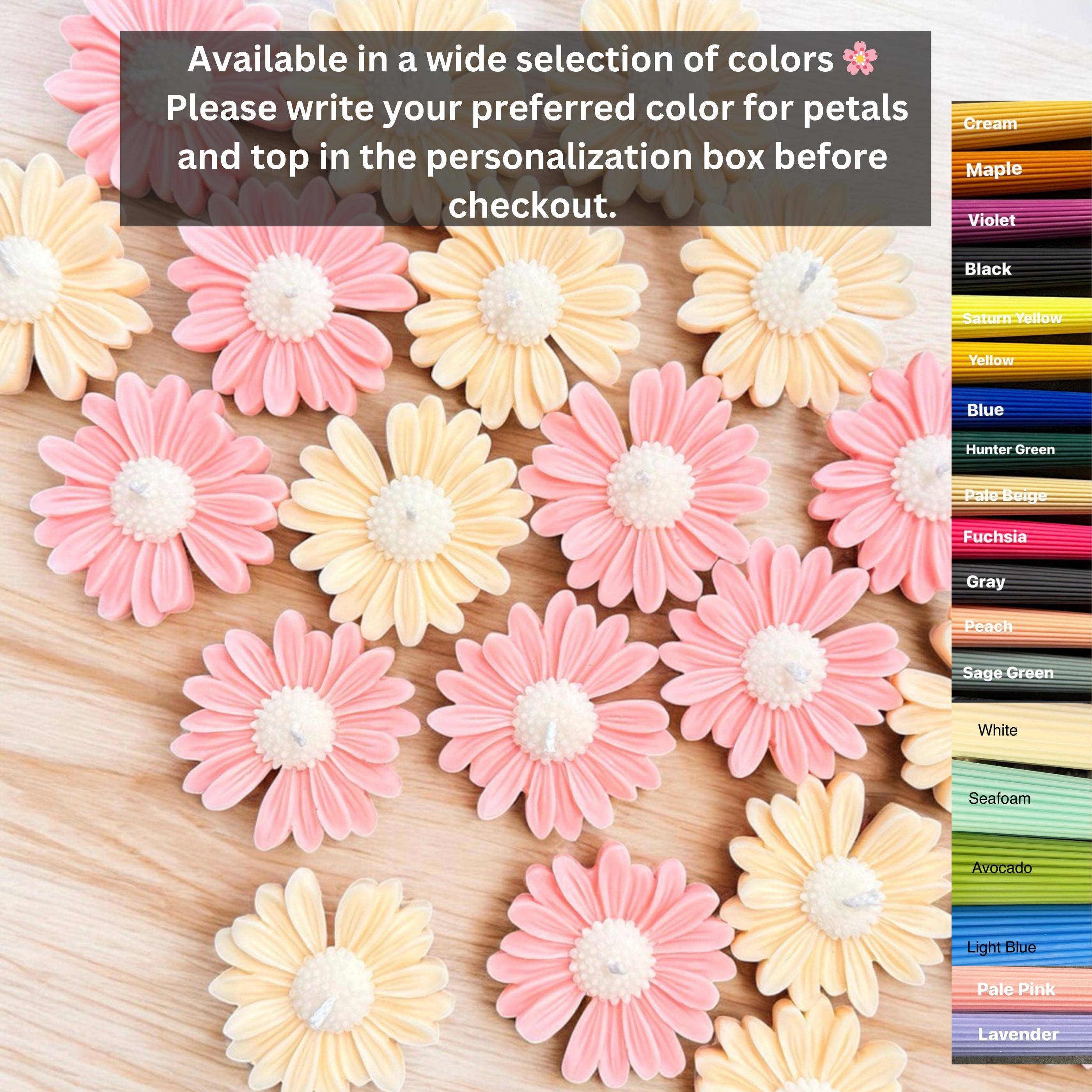 Karly’s Candles - Wholesale Party Favor - Handmade Daisy Flower Soy Candle 4oz: Wedding & Party Favors8