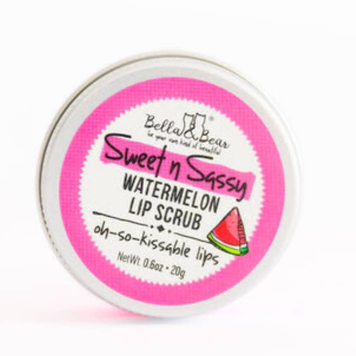 Sweet 'n' Sassy Watermelon Lip Scrub Exfoliator | Lip Care and other Purchase Wholesale lip scrub. Free Returns & Net 60 Terms on Faire trending on Faire.
