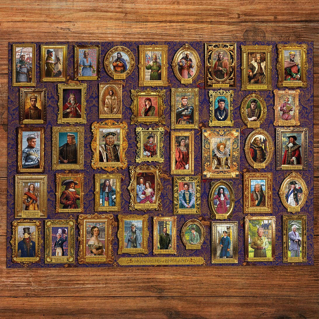 Gibsons Games Ltd – wholesale Puzzle – Adult – Monarchs of England 1000 Piece Jigsaw Puzzle2