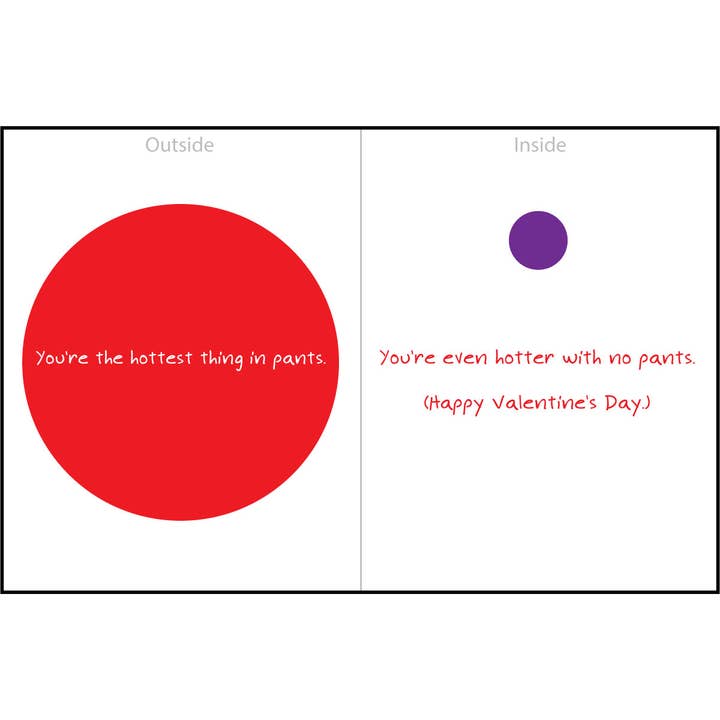 „Hot Pants“ Grußkarte für den Großhandel von Zippernut Press™