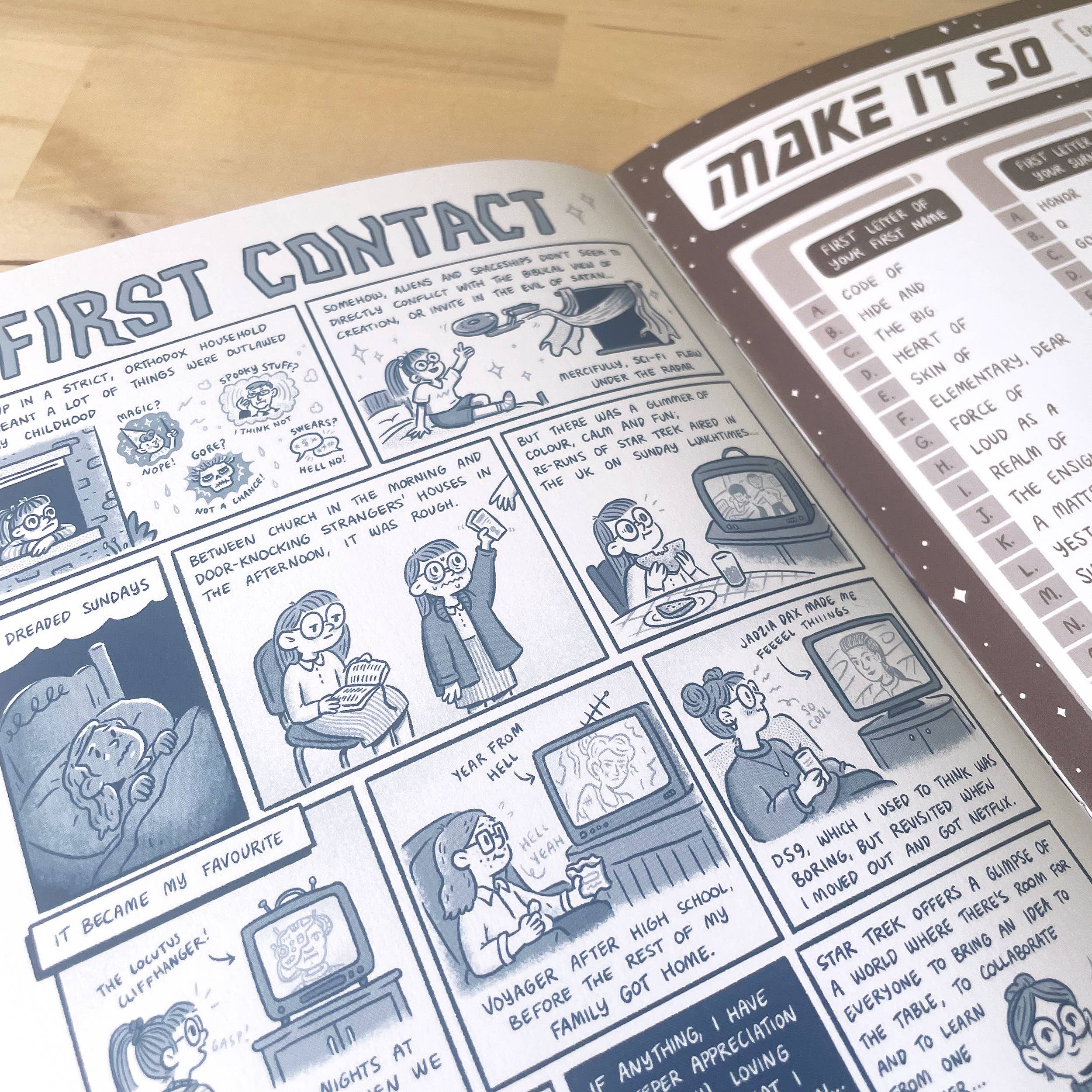 Kriski – wholesale Magazine – Zine Me Up - Star Trek TNG, Activity Zine, Comic6