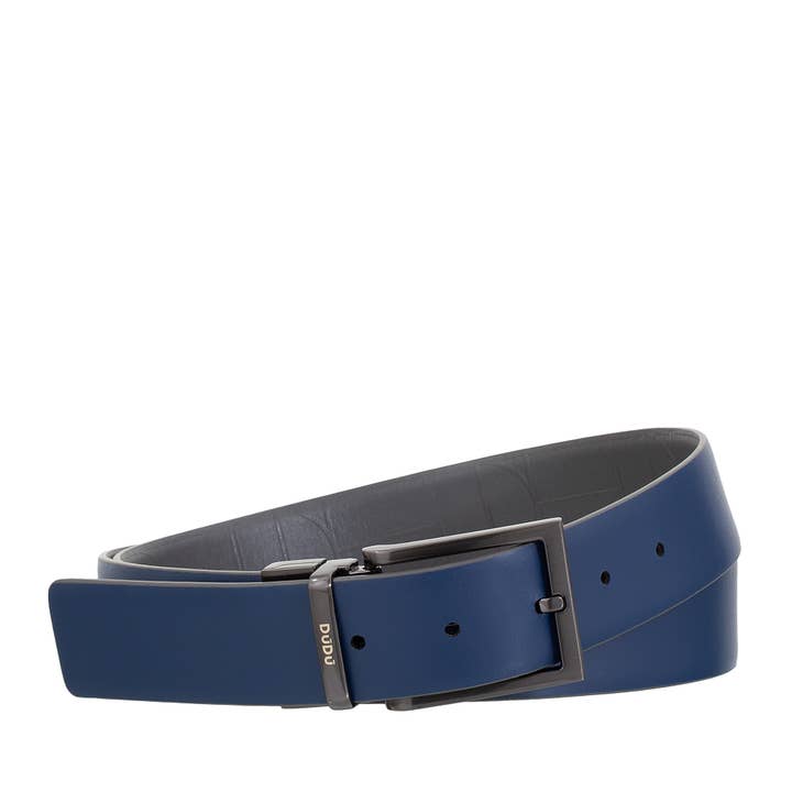 Cinturón Reversible de Cuero para Hombre Dudu H 35 mm Gris/Azul Marino para venta al por mayor de dudu