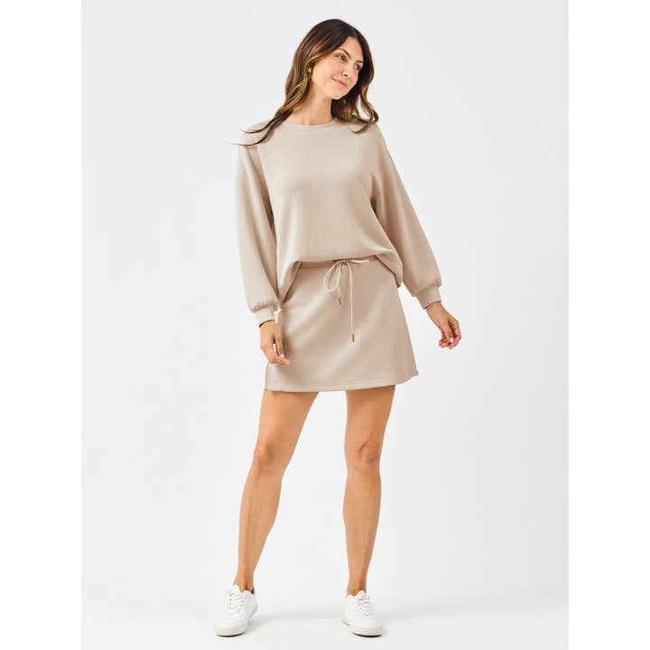 Cora Skort | Latte for wholesale by Mary Square