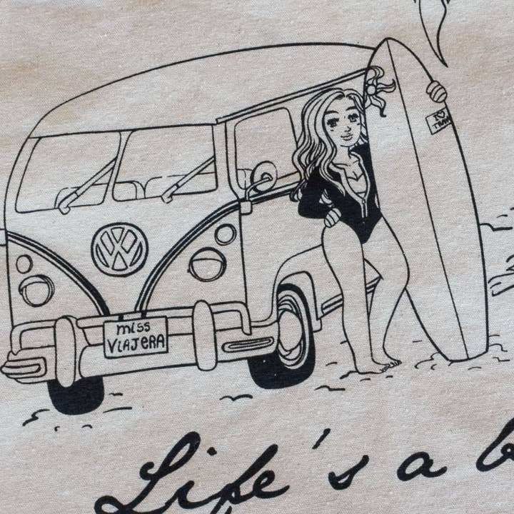 Miss Viajera - Wholesale Tote Bag - Women's - Life's a Beach Tote Bag1