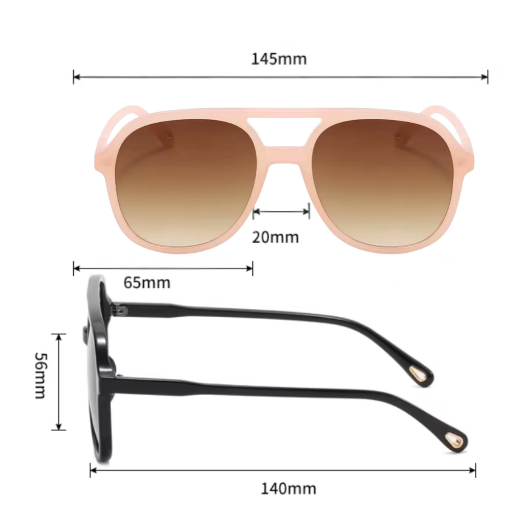 Gleam Eyewear - Wholesale Sunglasses - Women's - Gloria Sunglasses | Pink2