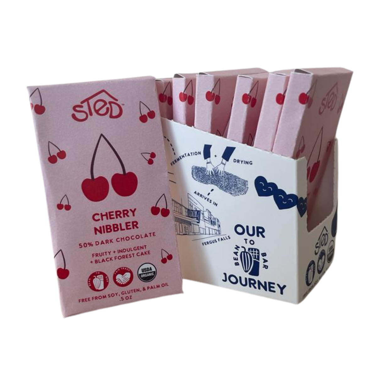 Sted Foods - Wholesale Chocolate Bar - Mini Cherry Nibbler - Seasonal2