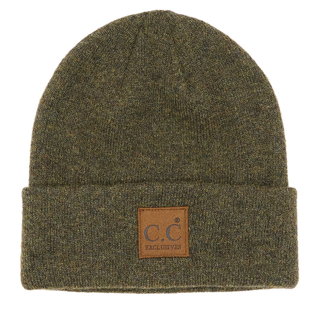 Fashion City - Wholesale Beanie - Unisex - Unisex Heather Knit Classic Beanie Hat8