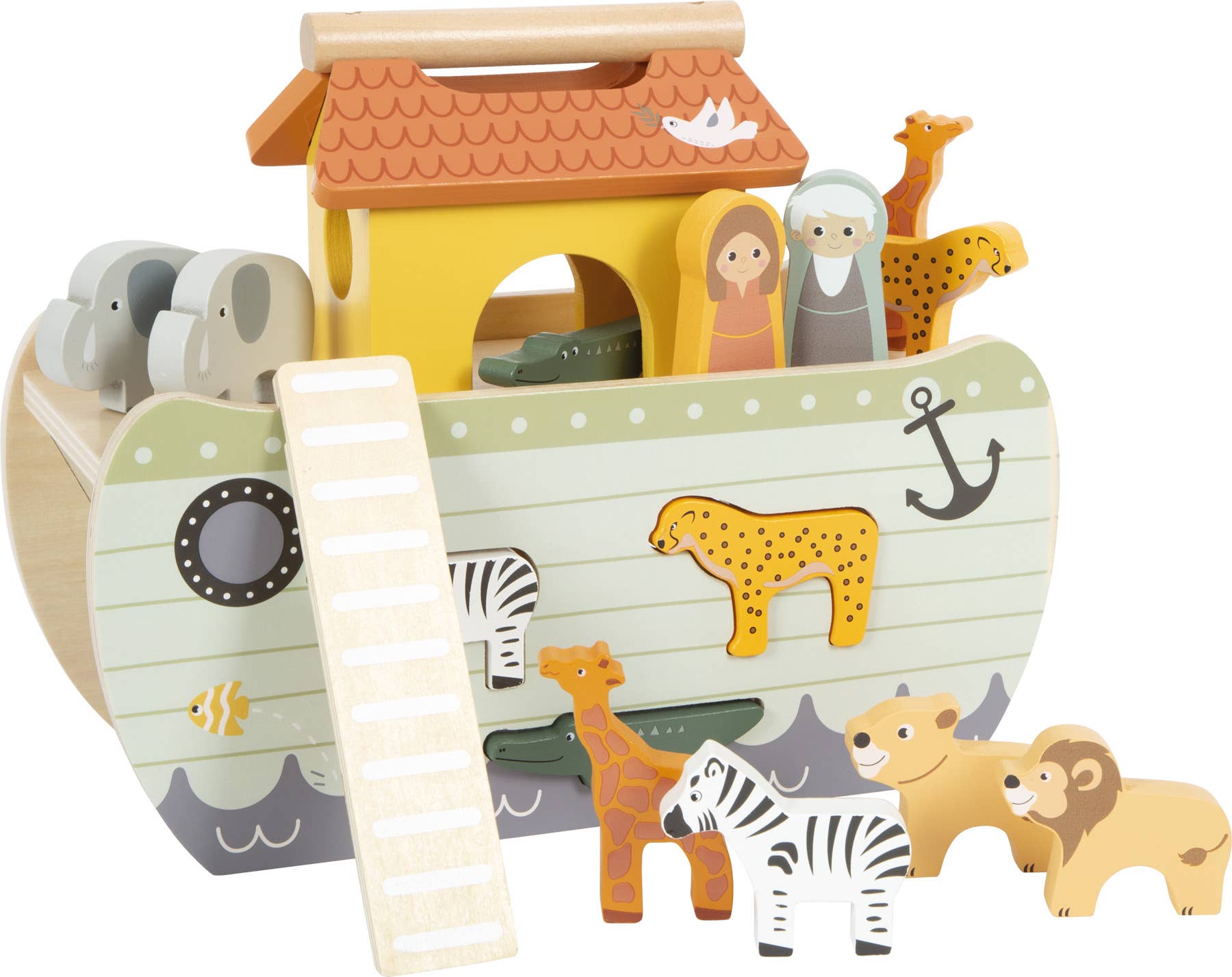 small foot – Engroshandel Legetøjssæt - Børn – Noas Ark-spil “Safari” | Stickgames | Træ0
