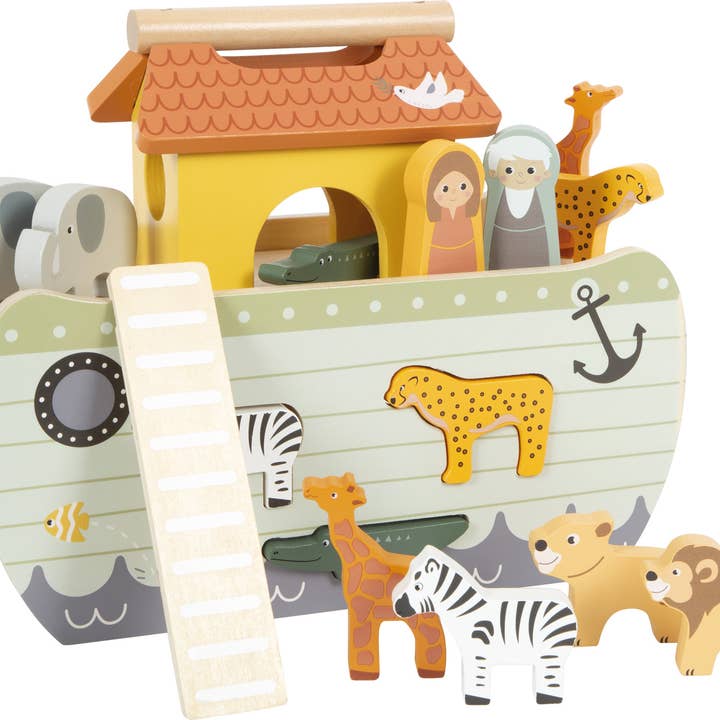 small foot – Engroshandel Legetøjssæt - Børn – Noas Ark-spil “Safari” | Stickgames | Træ