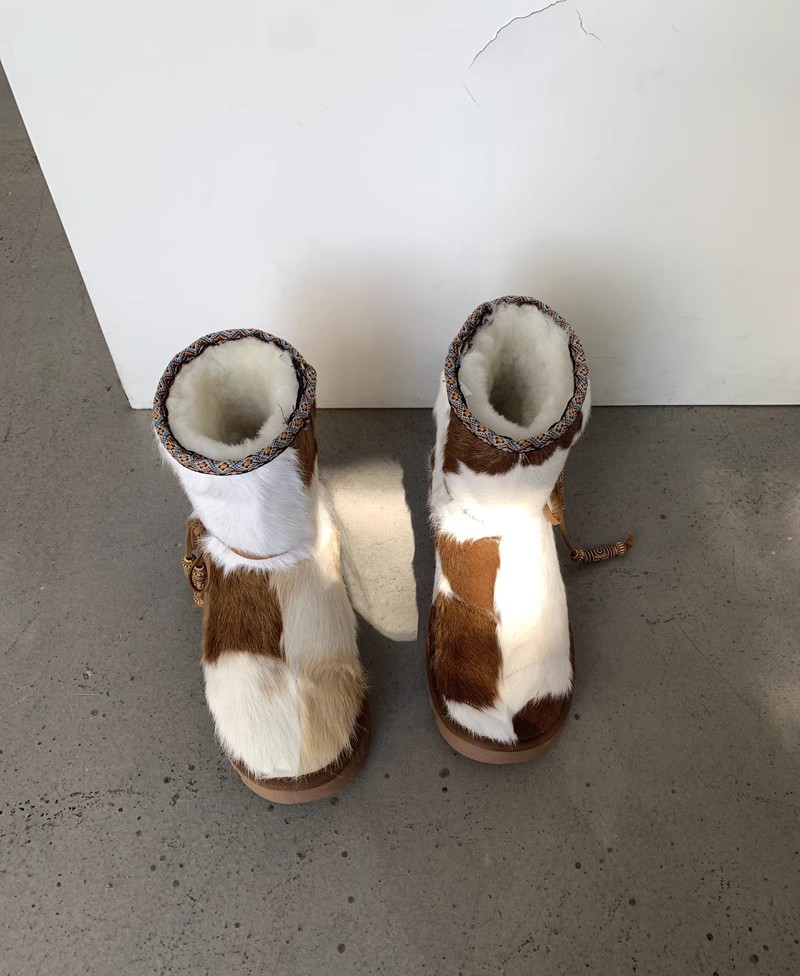 MOGSki LLC – wholesale Snökängor - Dam – Damers avslappnade och mångsidiga varma enkla snöstövlar5