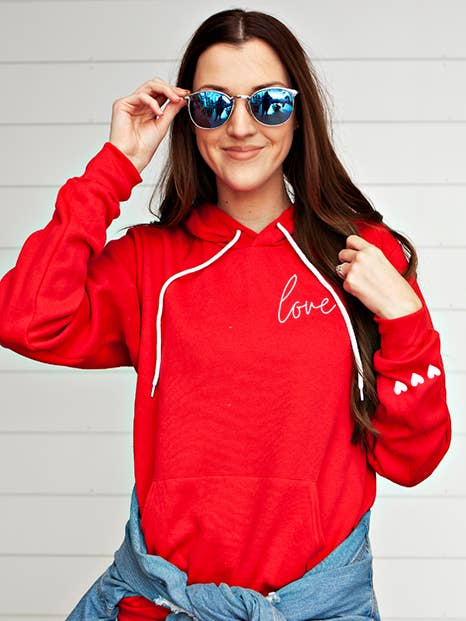 Love Pocket Hoodie for wholesale by Wildberry Waves