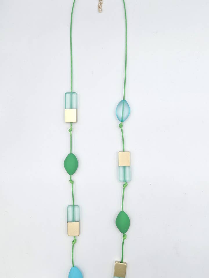 LONG NECKLACE 1024A-15 for wholesale by LORIANE CREATION