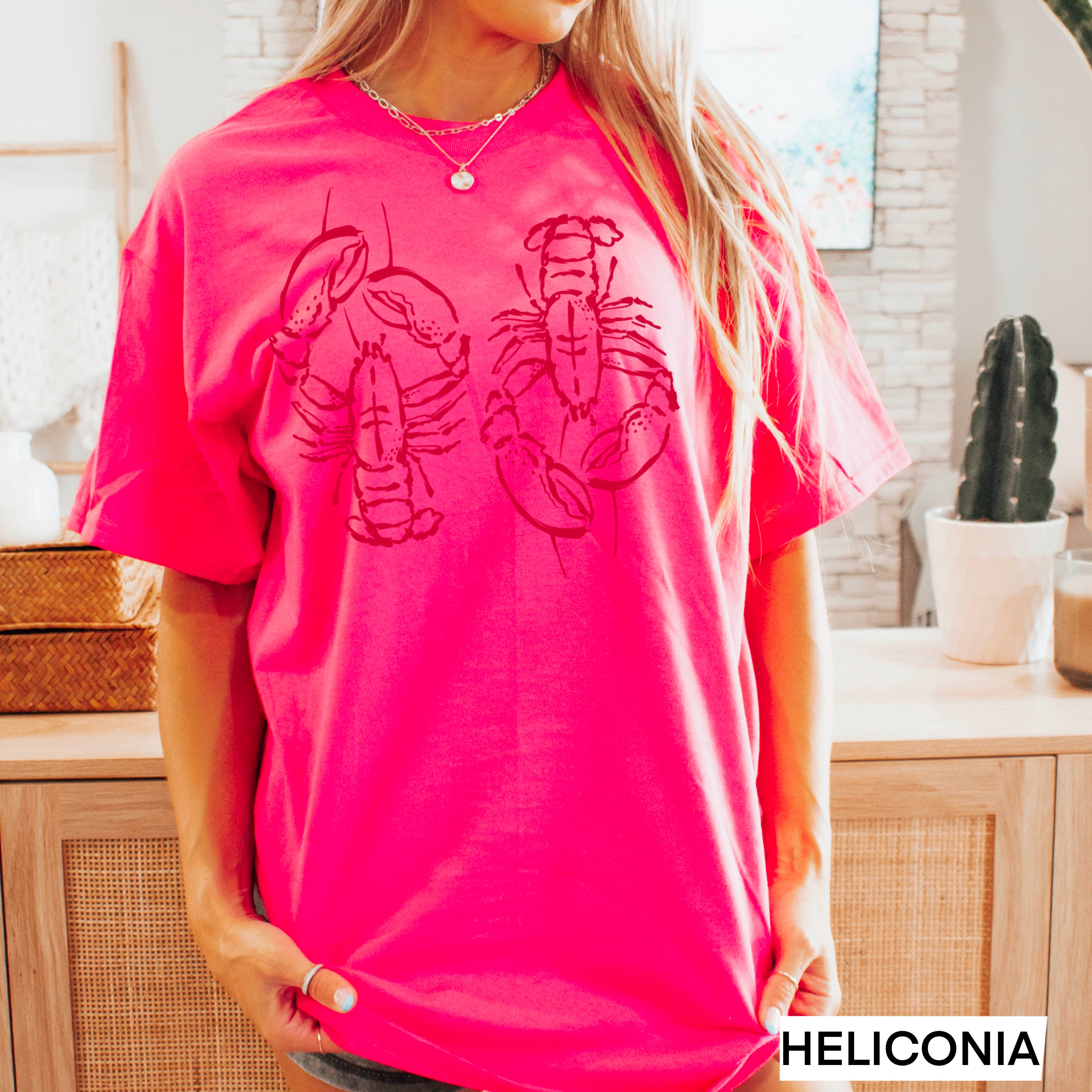 Shoppe SHC - Wholesale T-Shirt (Graphic) - Women's - Spring 2025 Coastal Aesthetic Lobster | Graphic Tee |Gildan 10