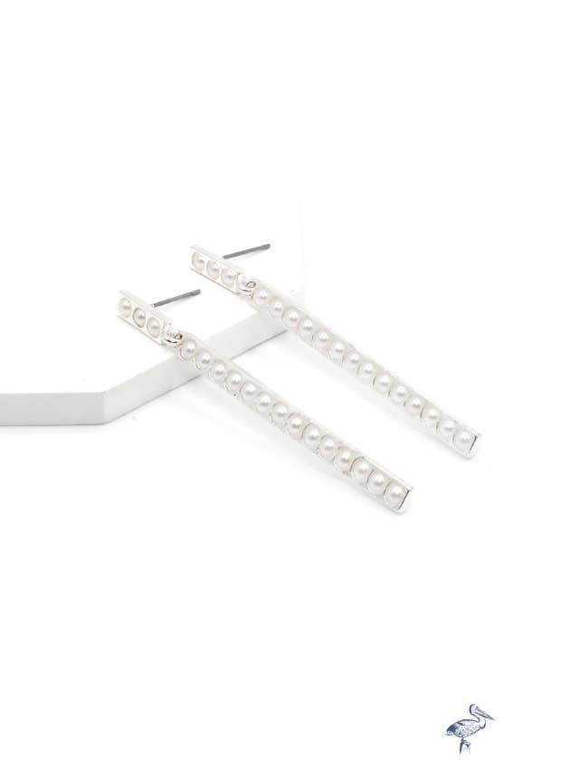 Piliers de Grâce - Boucles d'oreilles en argent pour la vente par Sunset Marsh LLC