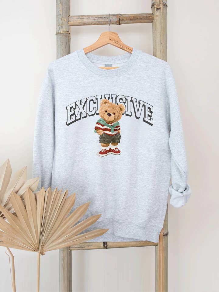 Grafisk sweatshirt - Eksklusiv for engroshandel hos PINK NABI