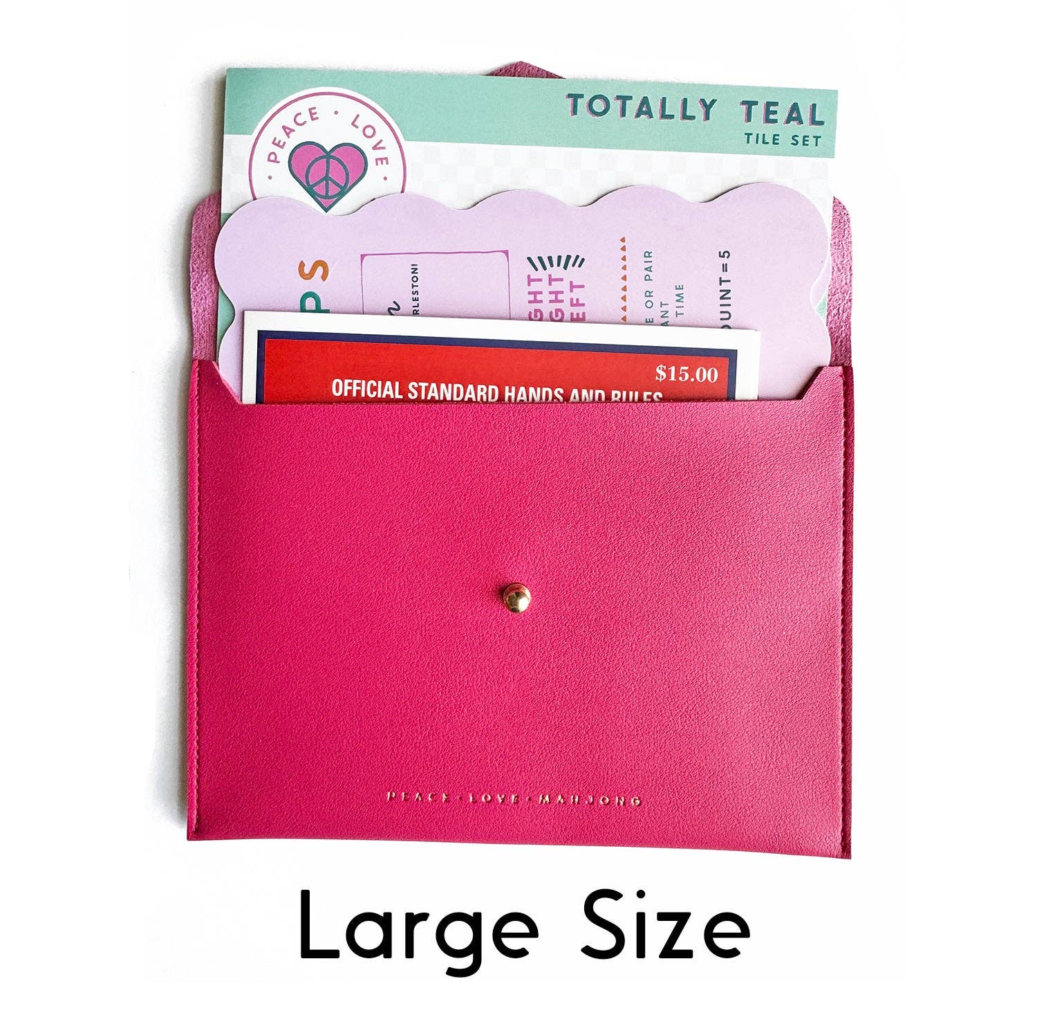 Peace Love Mahjong - Wholesale Card Holder - Women's - Card Clutch31