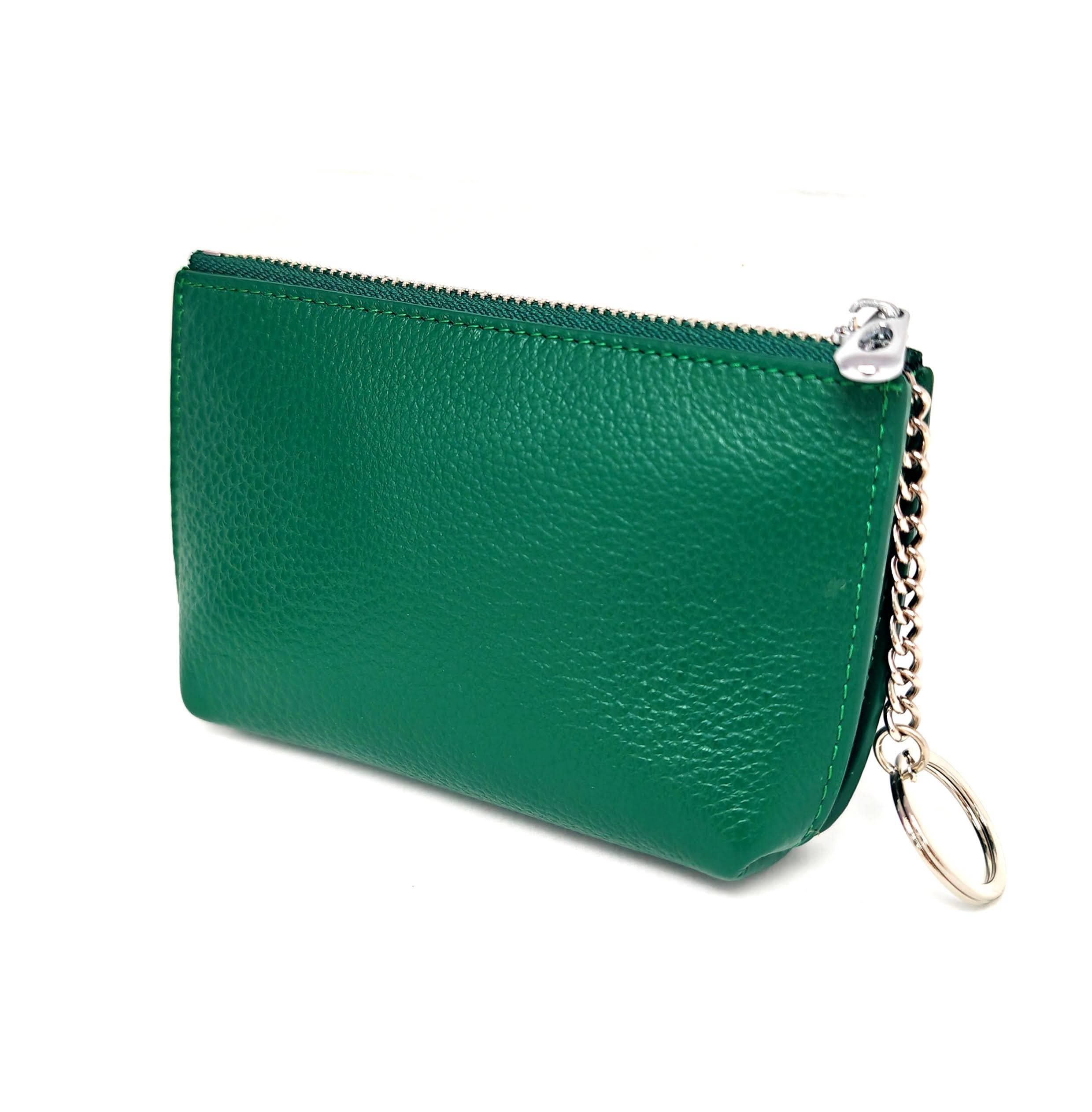 Superbia – wholesale Coin purse – Women’s – Genuine Leather Soft  Card Holder Note Purse with Ring Chain14