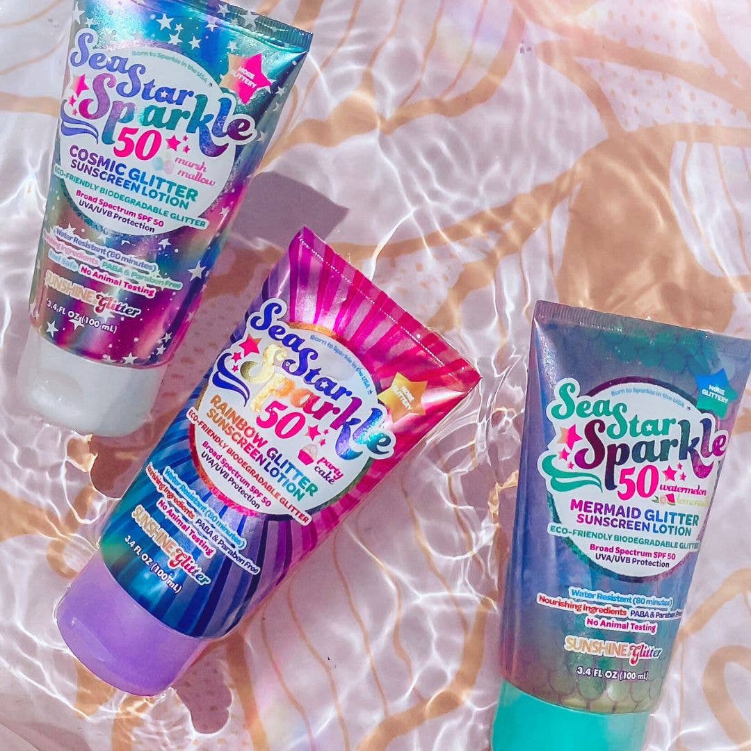 Sunshine & Glitter - Wholesale Sunscreen - Sea Star Sparkle Mix Starter Set5