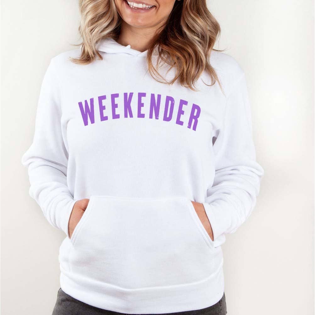 Shamaim - Venta al por mayor Sudadera con capucha - Mujer - Sudadera con capucha de forro polar unisex con estampado WEEKENDER1
