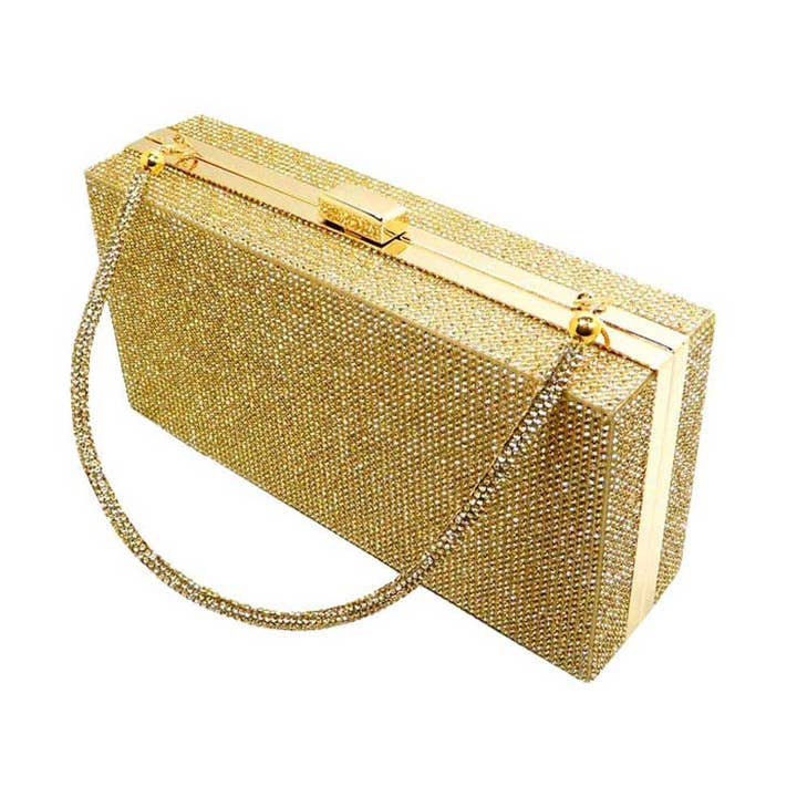 Madeline Love - Wholesale Clutch Bag - Women's - Bling Rectangle Evening Tote Clutch Crossbody Bag1