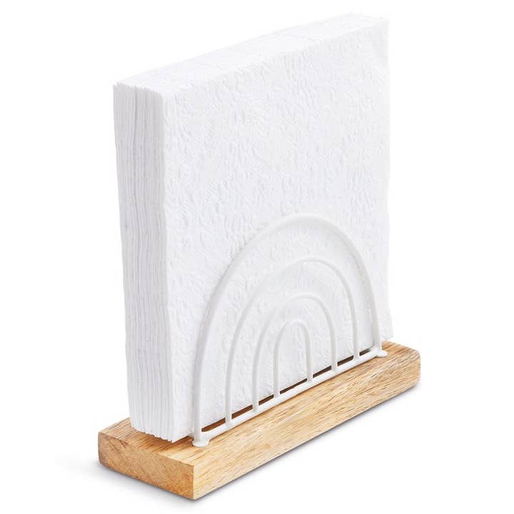 Porte-serviettes STANDING® Bow BLANC pour la vente par Elegant Gifts