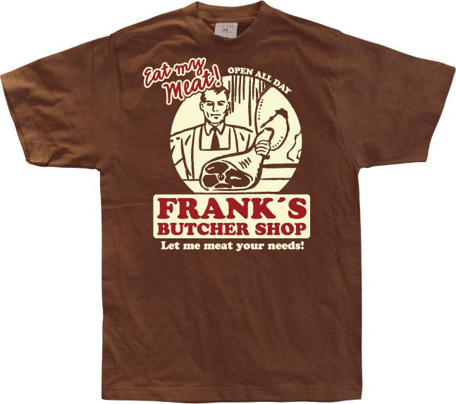 Hybris Production AB – wholesale Screen printed t-shirt – unisex – Frank's Butcher Shop T-Shirt0