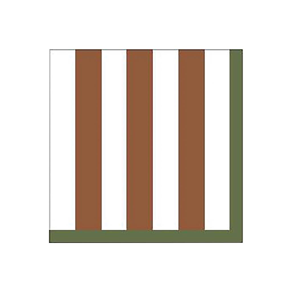 Opjet Paris - Wholesale Disposable Napkin - brown striped paper napkin x200