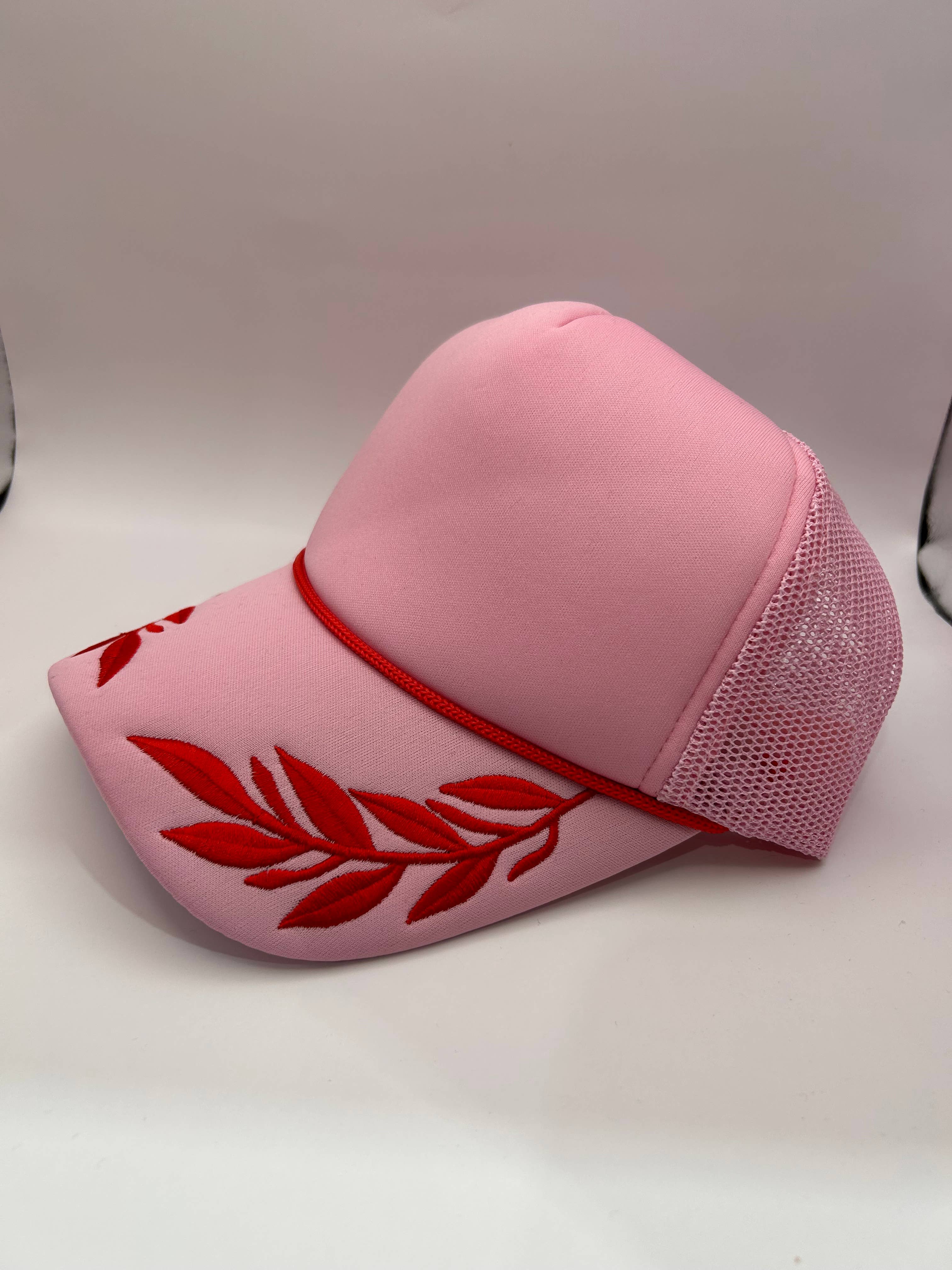 Vibes Hat Company - Wholesale Trucker Hat - Women's - Vibes Pink Captain Foam Trucker | Hat Bar | Blank Caps1