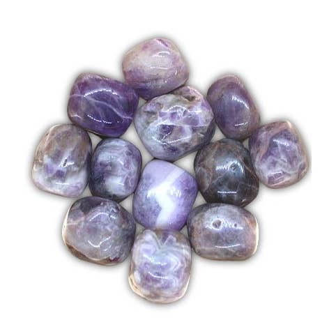 Amethyst tumbled stone 250 gr for wholesale by Green Tree