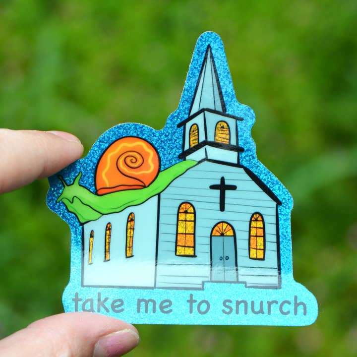 Take Me to Snurch Sticker for wholesale by Bus 20 Ceramics