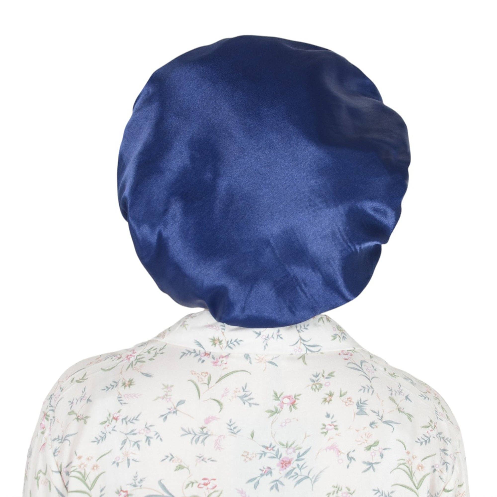 AK Brand – Engroshandel Nathue – til kvinder – Satin sovekalot med dobbelt lag og flæsekantet silkehat22