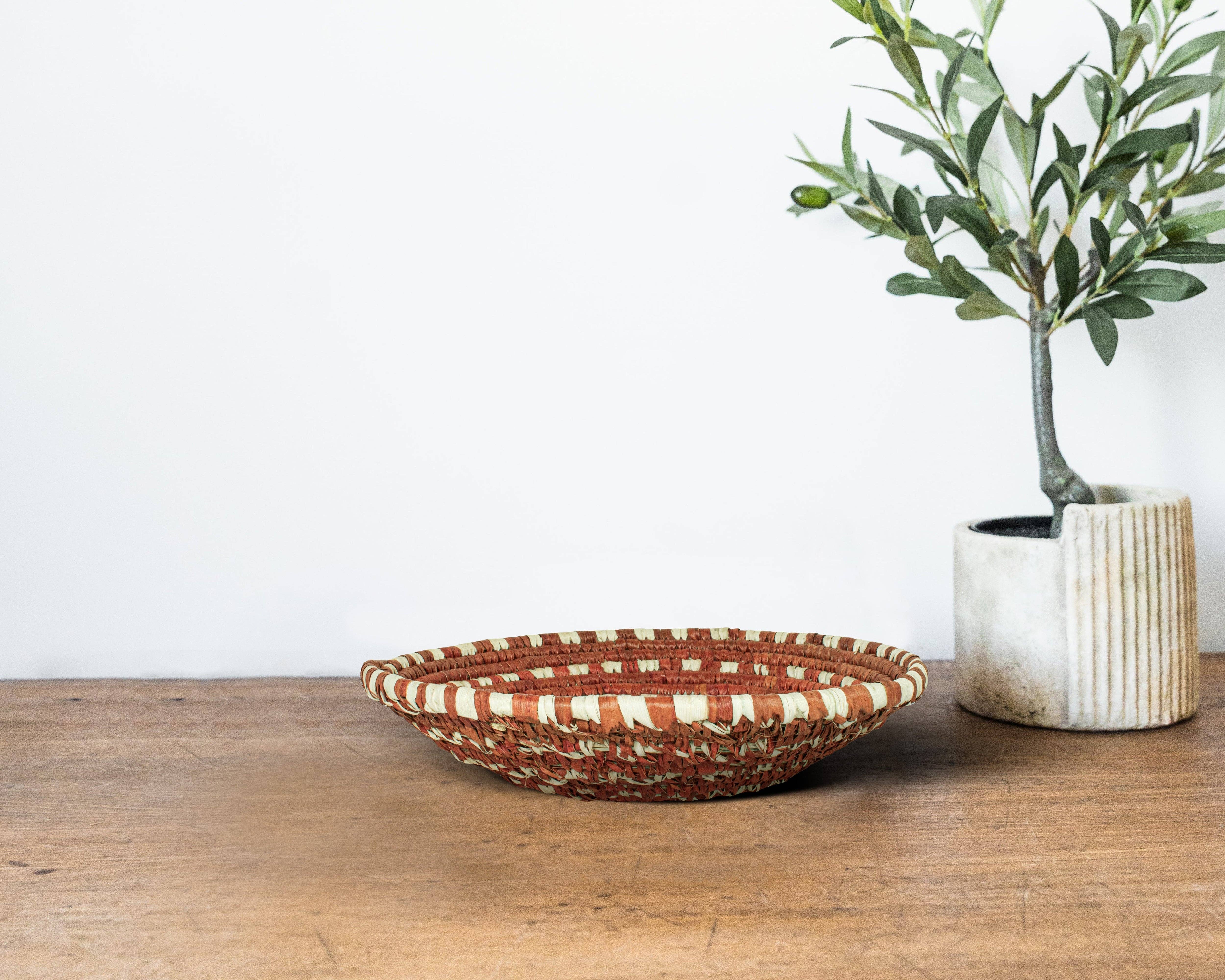 ArtisanalEmporiumLLC - Wholesale Basket - Handwoven Bowl Basket - Southwestern Basket - 8 inch dia5