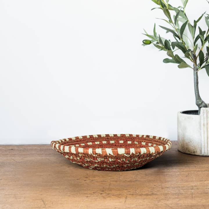 ArtisanalEmporiumLLC - Wholesale Basket - Handwoven Bowl Basket - Southwestern Basket - 8 inch dia5