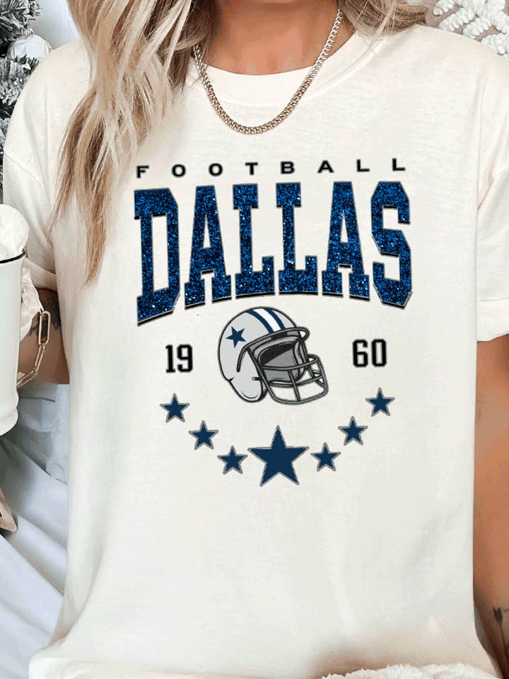 Retro Vintage Dallas Football Cowboys Football Texas Gifts for wholesale by A Blessed Texas Mess Boutique
