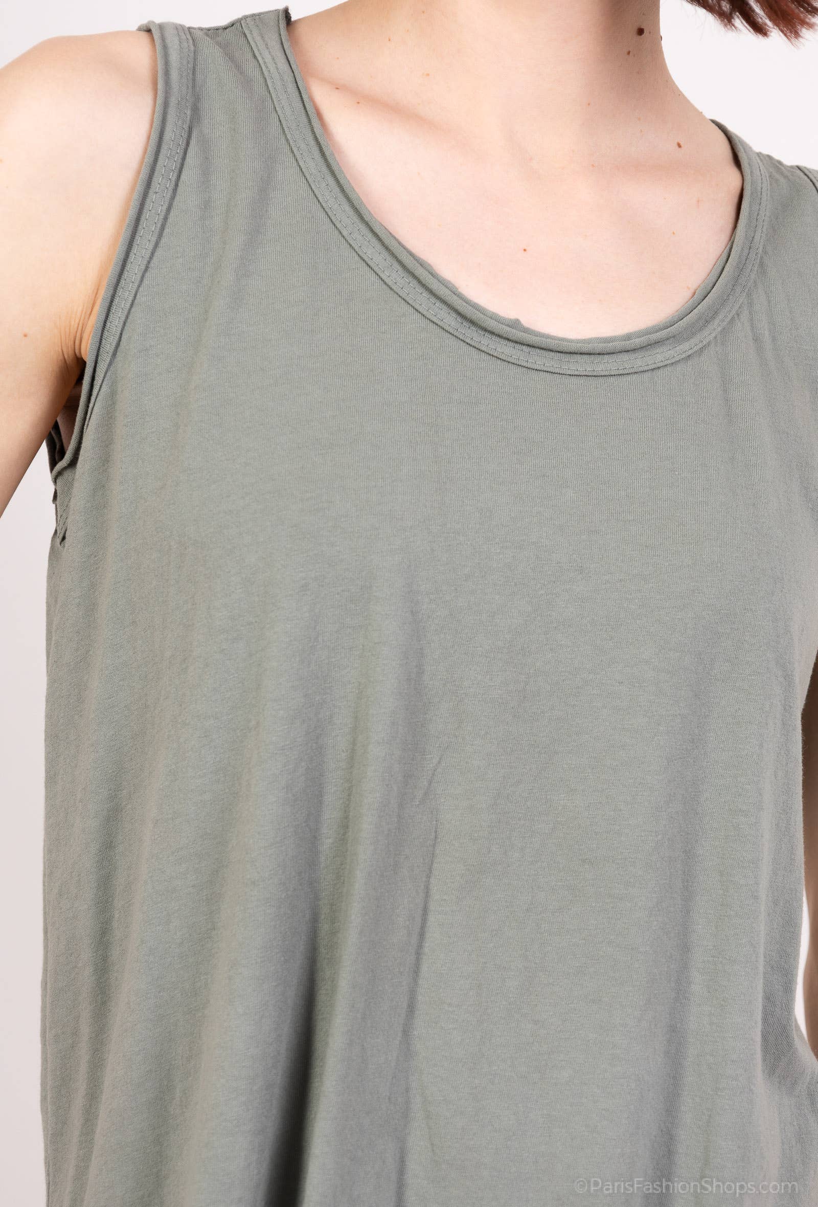 L'Emotion – Großhandel Tanktop – Damen – Tanktop mit breiten Trägern und Rundhalsausschnitt, 100 % Baumwolle6