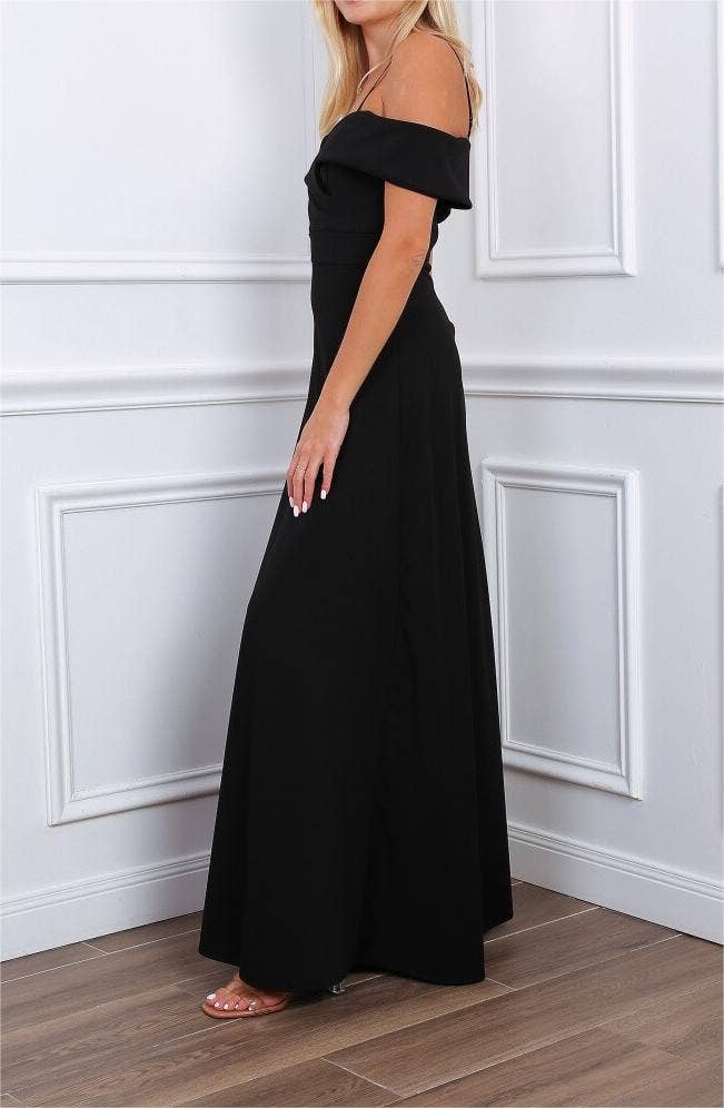 Alice'Desir - Wholesale Gown - Women's - 8892 A-line dress with boat neckline4