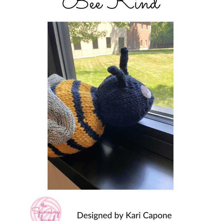 The Spinning Hand - Luxury Knitting Kits – wholesale Material för stickning/virkning – Bee Kind Gosedjur - Humla Mjukisdjur Stickningskit