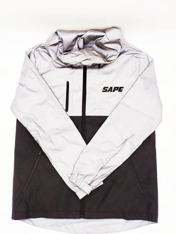 Sape grå/svart huva overlay för wholesale av Sape