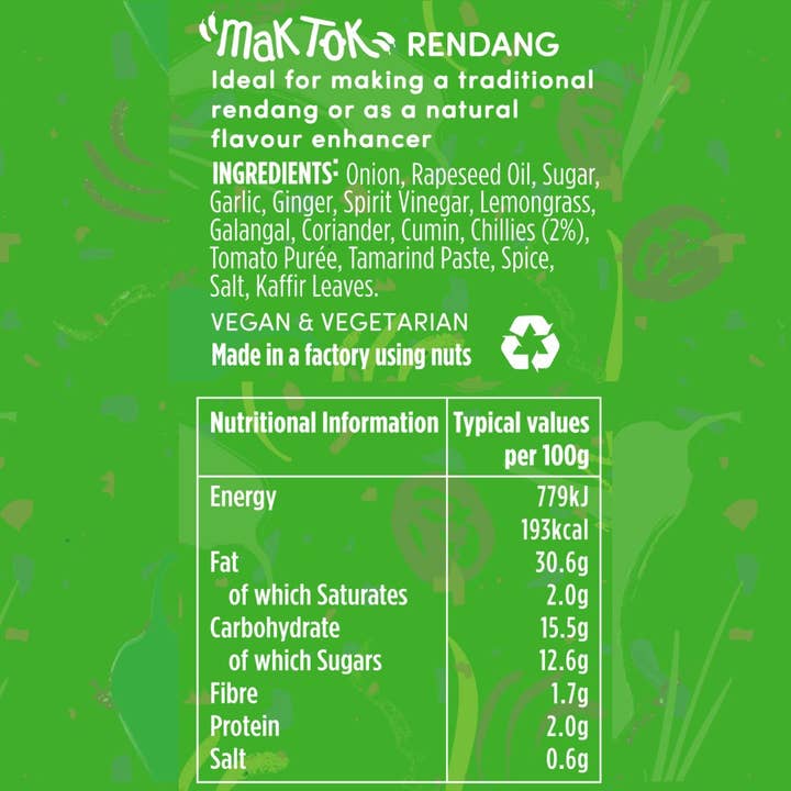 Mak Tok – wholesale Chili paste – Malaysian Rendang Paste2