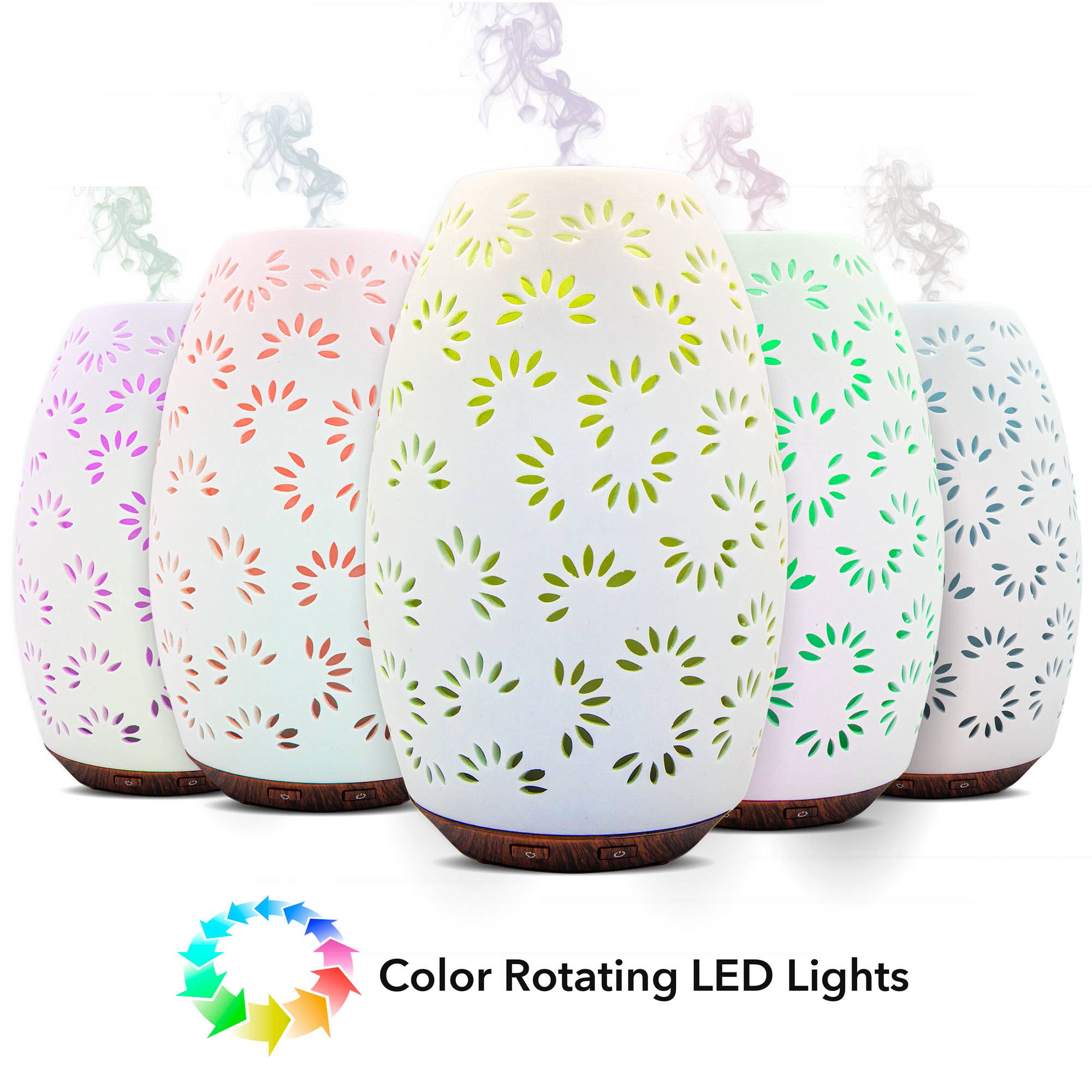 Greenair Inc. - Venta al por mayor Difusores eléctricos - Difusor Daisy: hecho a mano con arcilla de caolín 5