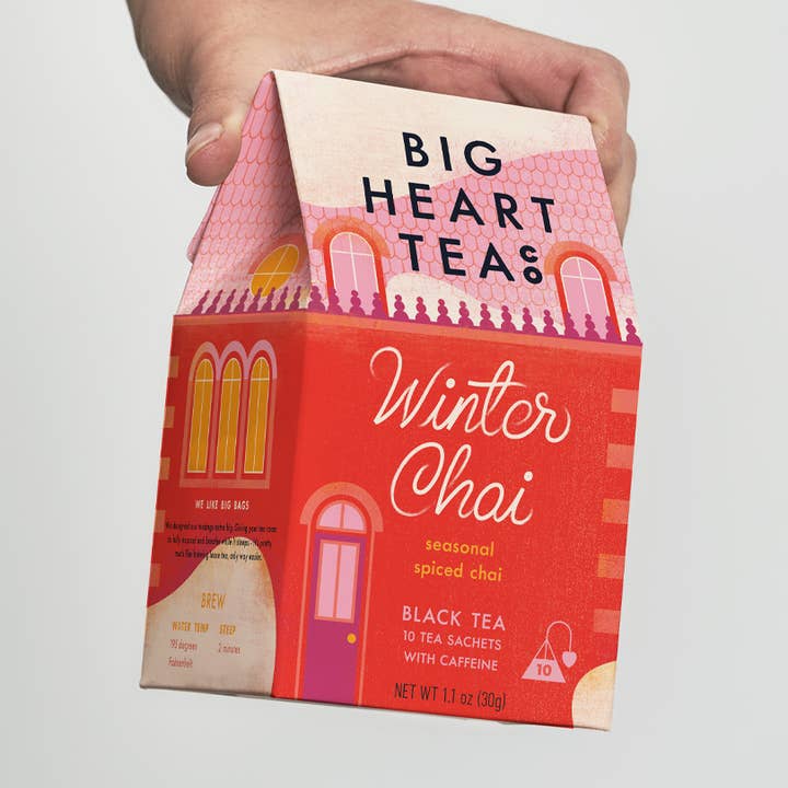 Vinter Chai 10 ct tepåsar för wholesale av Big Heart Tea Co.