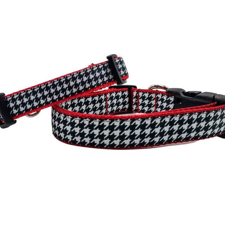 Any Color Houndstooth Dog Collar for wholesale by Shelby's Squad