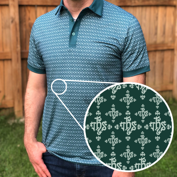 Sock Religious - Wholesale Polo - Men's - IHS Catholic Men's Performance Polo1