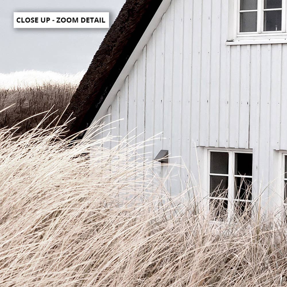 PRINT AND PROPER – wholesale Konsttryck – Coastal Boat House Barn Print. Nordic Beach Hut Väggaffisch2