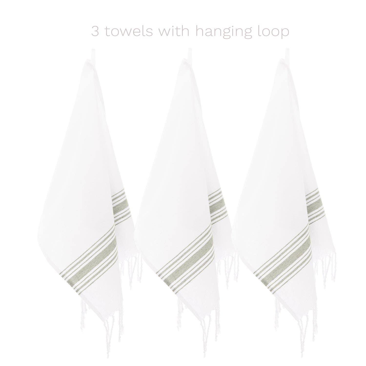 Barooga - Wholesale Hand Towel - Farmhouse Turkish Hand Towel (Set of 3), 18 x 38 inches26