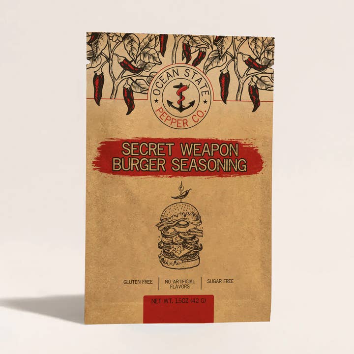 Ocean State Pepper Co. - Wholesale Dried Spice Mix - Secret Weapon Burger Seasoning0