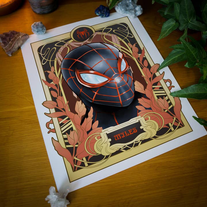 Spider-Man - Impresión para venta al por mayor de Black Zodiac Prints