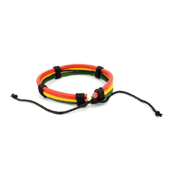 Selini New York - Wholesale Jewelry Set - "Rasta Flag Color" Two Pieces Bracelet Set1
